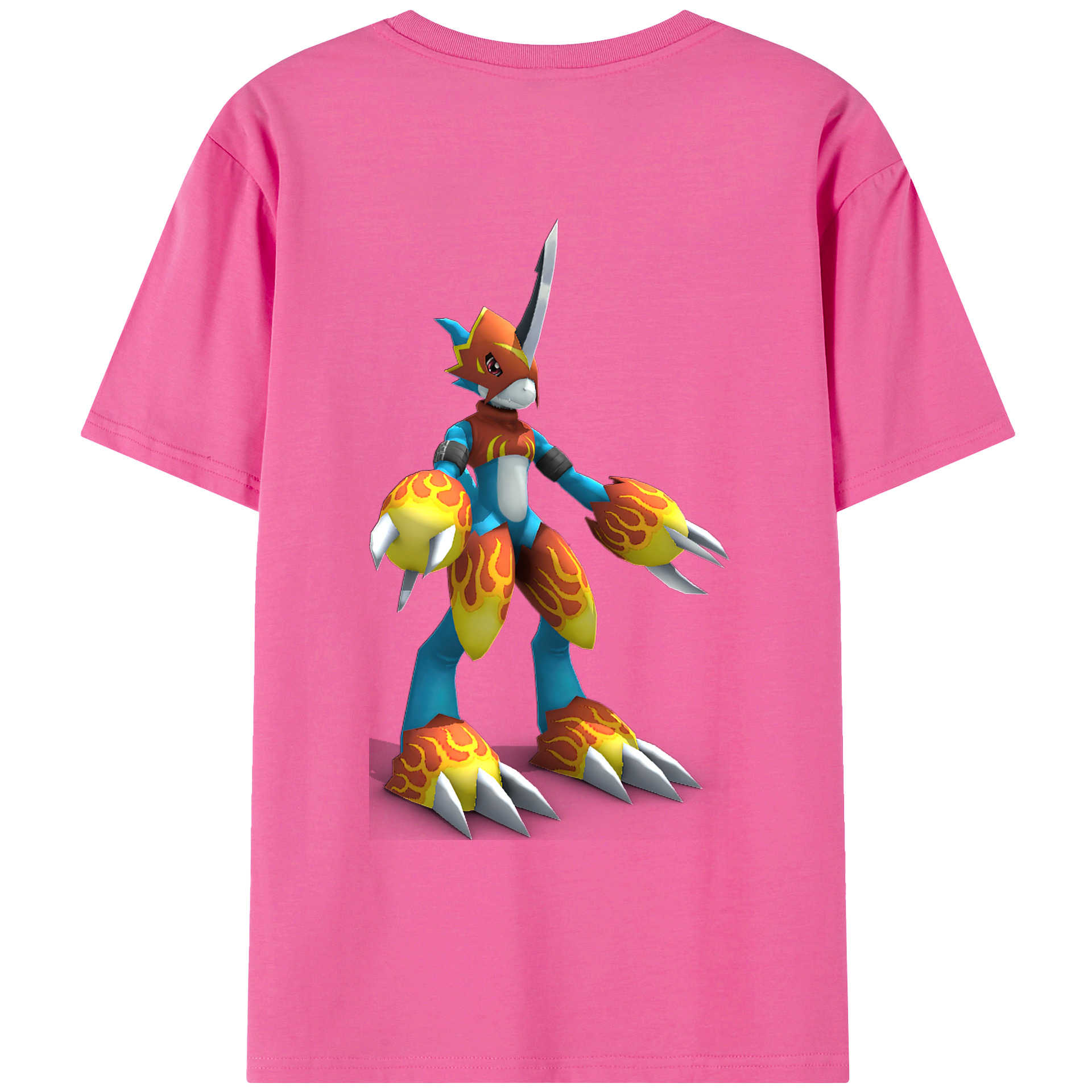 （画像用） Digimon デジタルモンスター/デジモン レディース半袖Tシャツ(バックプリント)